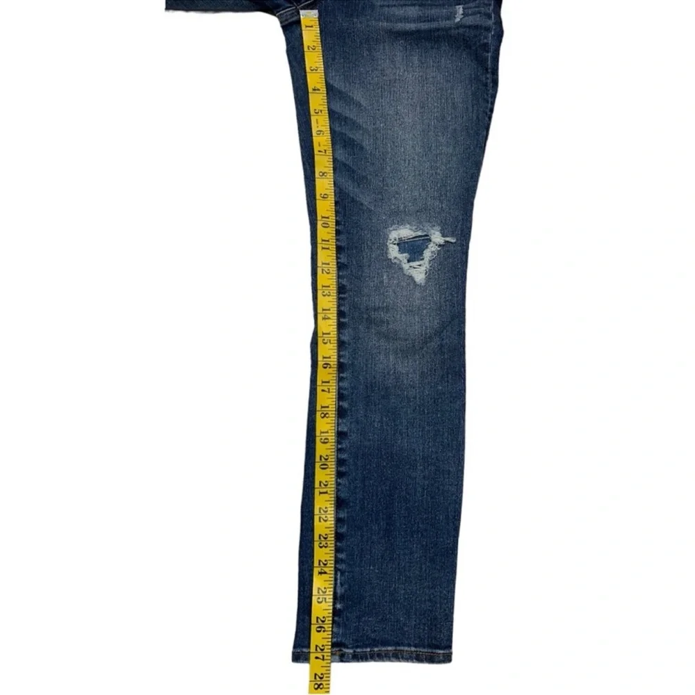 J. Crew high rise distressed vintage straight jean in coastline size 26 NWT